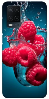 Чехол на Oppo A54 4G Малинка в воде фото 1 из 1