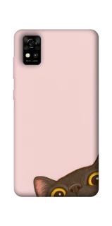 Чехол на ZTE Blade A31 Peeping cat фото 1 Чехол на ZTE Blade A31 Peeping cat фото 1 из 1