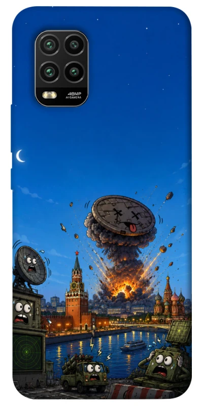 Чехол на Xiaomi Mi 10 Lite Moscow never sleeps ver.8 фото 1 из 1