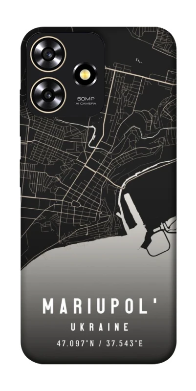 Чехол на ZTE Blade A73 4G Mariupol map фото 1 из 1