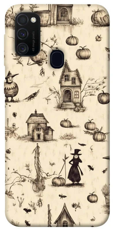 Чохол на Samsung Galaxy M21 Halloween aesthetic ver.1 фото 1 з 1