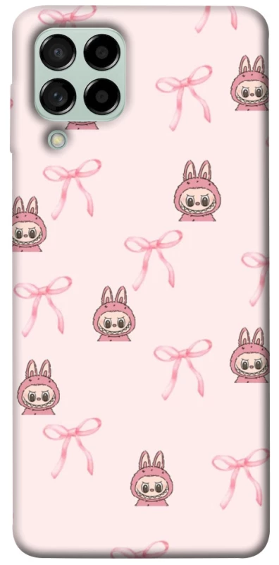 Чохол на Samsung Galaxy M53 5G Pink bows and Labubus фото 1 з 1