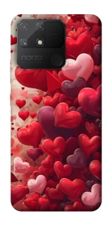 Чохол на Realme Narzo 50A Many hearts фото 1 з 1