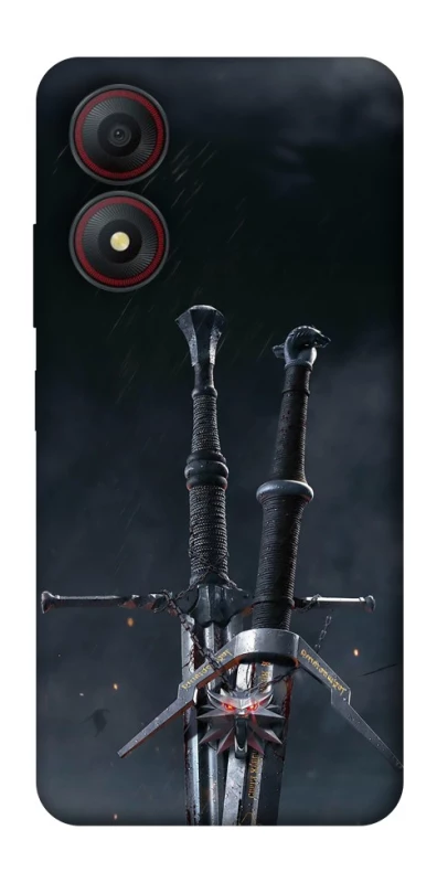 Чохол на ZTE Blade A34 4G Мечі Ведьмака фото 1 з 1