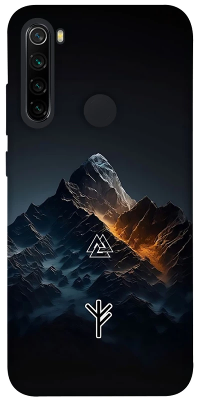 Чехол на Xiaomi Redmi Note 8 Руны в горах фото 1 из 1
