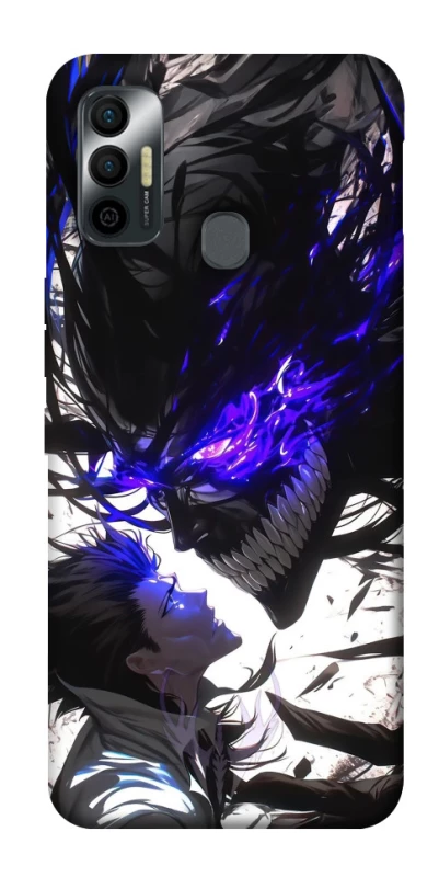 Чохол на TECNO Spark 7 Black soul anime фото 1 з 1