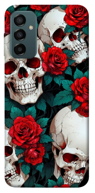Чохол на Samsung Galaxy M23 5G skull and rose фото 1 з 1