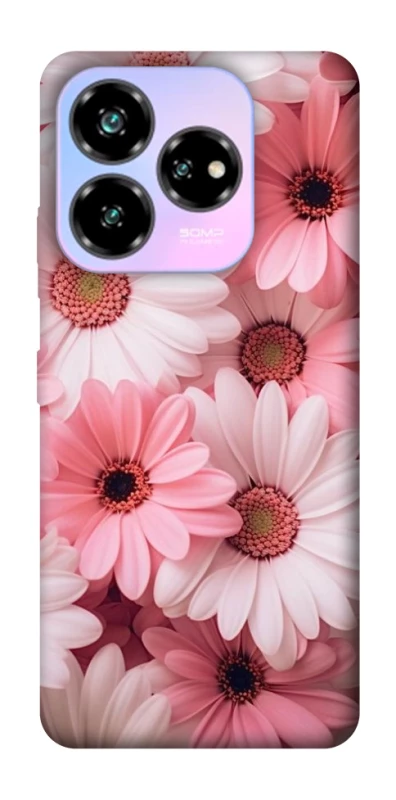 Чохол на ZTE Nubia V60 Desing Рожеві Квіти v2 фото 1 з 1