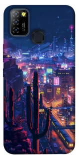 Чехол на Infinix Hot 10 Lite Night city фото 1 из 1