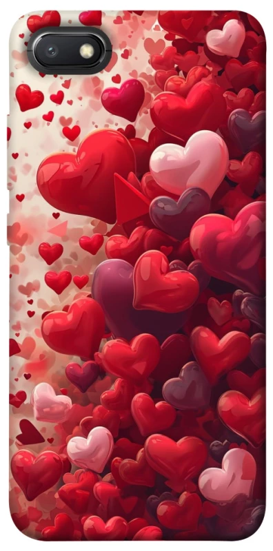 Чохол на Xiaomi Redmi 6A Many hearts фото 1 з 1