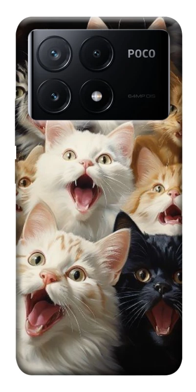 Чохол на Xiaomi Poco X6 Коти фото 1 з 1