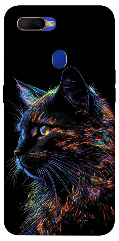 Чохол на Oppo A5s Чорний кіт фото 1 з 1