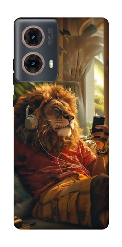 Чохол на Motorola Moto G85 Лев v2 фото 1 з 1