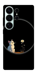 Чехол на Samsung Galaxy S26 Ultra Cat and flower фото 1 из 1