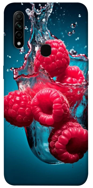 Чохол на Oppo A31 Малинка у воді фото 1 з 1