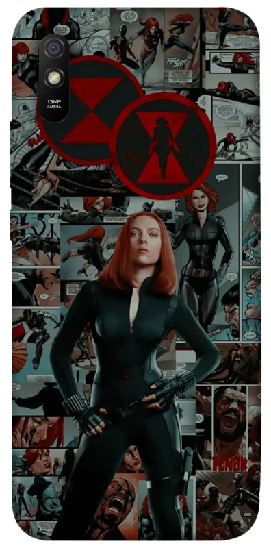 Чохол на Xiaomi Redmi 9A Black Widow фото 1 з 1
