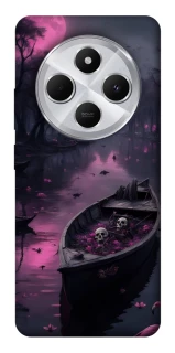 Чехол на Xiaomi Redmi 14C / Poco C75 Boat and flamingo фото 1 из 1