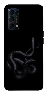 Чехол на Oppo Reno 5 4G Black snake фото 1 из 1