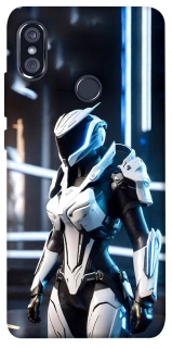 Чехол на Xiaomi Redmi Note 5 Pro / Note 5 (AI Dual Camera) Cyber space girl ver.6 фото 1 из 1