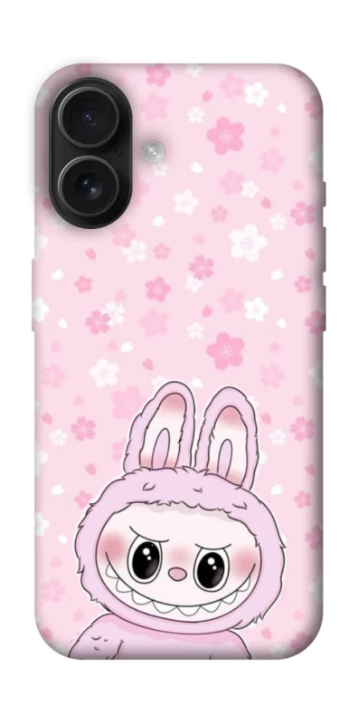 Чехол на Apple iPhone 16 Pink Labubu фото 1 из 1