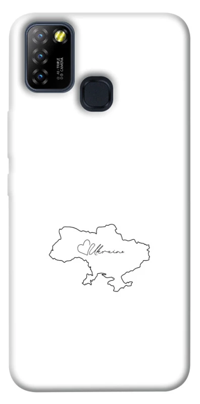 Чохол на Infinix Hot 10 Lite Ukraine map фото 1 з 1