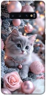 Чохол на Samsung Galaxy S10+ Christmas Kitty фото 1 з 1