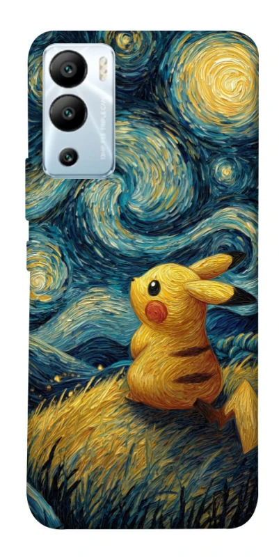 Чохол на Infinix Hot 12i Pikachu and Van Gogh фото 1 з 1