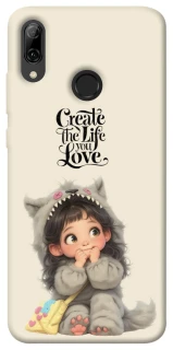 Чехол на Huawei P Smart (2019) Create the life you love фото 1 из 1