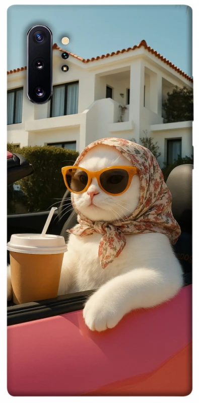 Чехол на Samsung Galaxy Note 10 Plus Stylish Cat Cruise фото 1 Чехол на Samsung Galaxy Note 10 Plus Stylish Cat Cruise фото 1 из 1