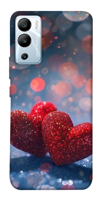 Чохол на Infinix Hot 12i Red hearts фото 1 з 1