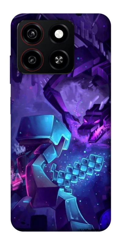 Чохол на ZTE Blade A35 4G Minecraft dragon фото 1 з 1