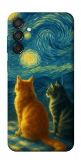 Чохол на Samsung Galaxy M15 5G Cats under the stars фото 1 Чохол на Samsung Galaxy M15 5G Cats under the stars фото 1 з 1