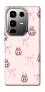 Чехол на Infinix Note 50 Pro Pink bows and Labubus фото 1 из 1
