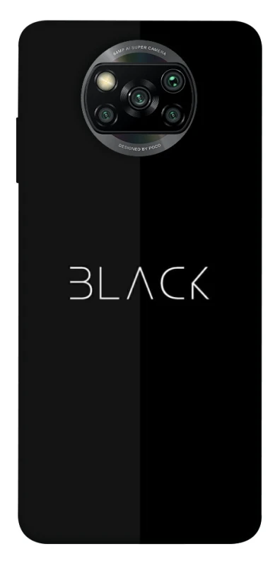 Чохол на Xiaomi Poco X3 NFC / Poco X3 Pro Black фото 1 з 1