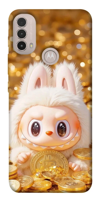 Чохол на Motorola Moto E40 Bitcoin Labubu фото 1 з 1