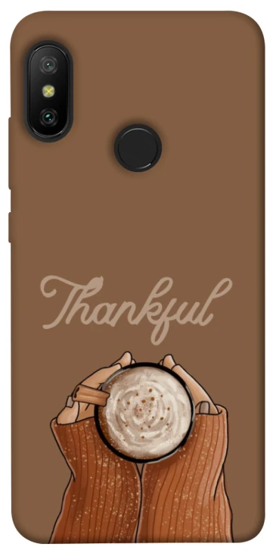 Чохол на Xiaomi Mi A2 Lite / Xiaomi Redmi 6 Pro Thankful coffee фото 1 з 1