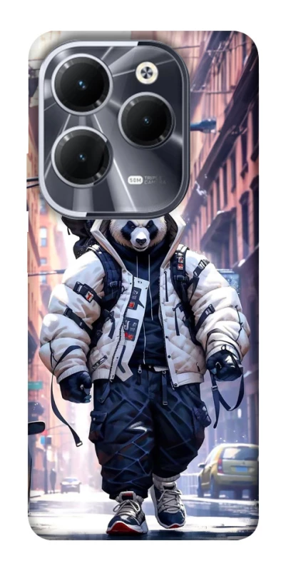 Чохол на Infinix Hot 40 Панда кур'єр фото 1 з 1