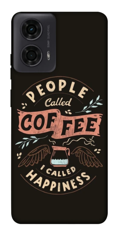 Чохол на Motorola Moto G24 Сoffee happiness фото 1 з 1