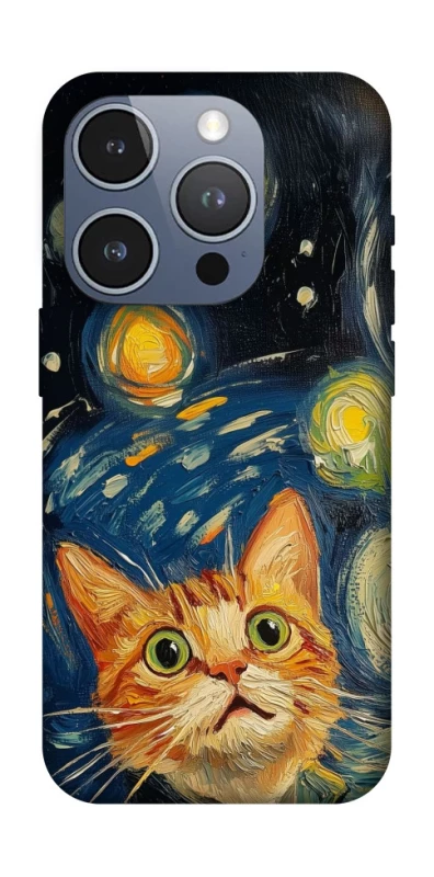 Чехол на Apple iPhone 16 Pro paint cat фото 1 из 1