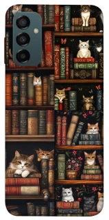 Чехол на Samsung Galaxy M14 5G Cats & Books фото 1 из 1