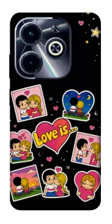 Чохол на Infinix Hot 40i Love is фото 1 з 1