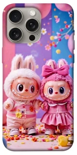Чехол на Apple iPhone 15 Pro Max (6.7") Labubu twins ver.2 фото 1 из 1
