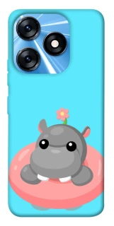 Чехол на TECNO Spark 10 Adopt Me Hippo Floatie фото 1 из 1