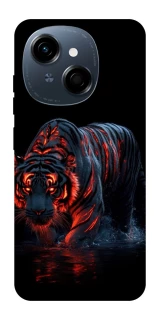 Чохол на TECNO Spark Go 1 fire tiger фото 1 з 1