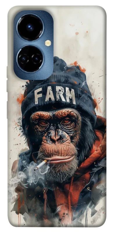 Чехол на TECNO Camon 19 Pro Шимпанзе v3 фото 1 из 1