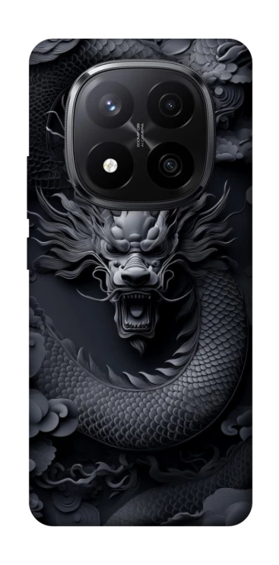 Чехол на Xiaomi Redmi Note 14 Pro+ 5G black dragon фото 1 из 1