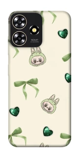 Чохол на ZTE Blade A73 4G Labubu Green Heart фото 1 з 1