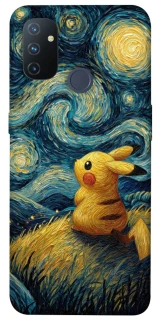 Чехол на OnePlus Nord N100 Pikachu and Van Gogh фото 1 из 1