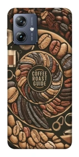 Чохол на Motorola Moto G54 Coffee roast guide фото 1 Чохол на Motorola Moto G54 Coffee roast guide фото 1 з 1