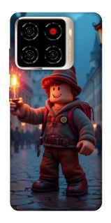 Чохол на ZTE Blade A56 Roblox Fire Logo Blue Flames фото 1 з 1